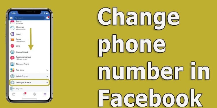 Change Phone Number On Facebook