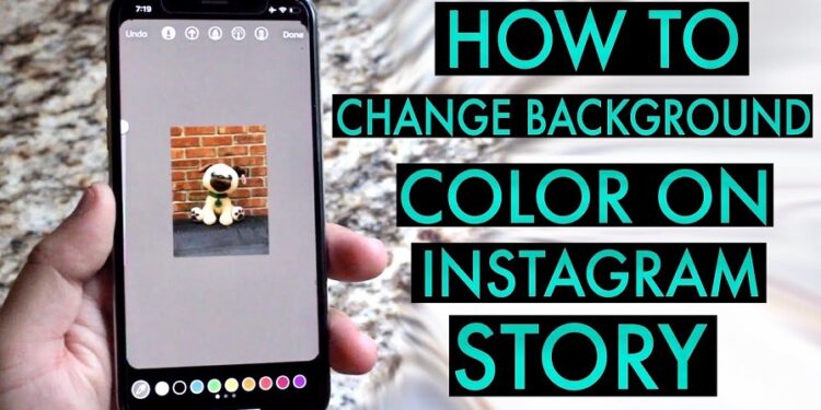 Change Background Color on Instagram Story 2021