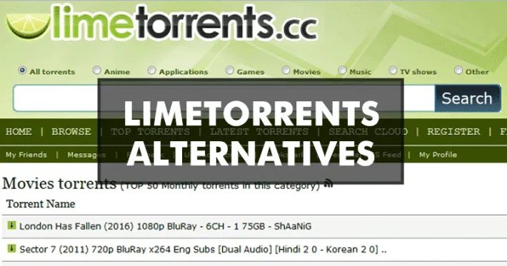 Limetorrents Alternatives
