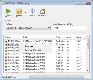 SoftPerfect File Recovery