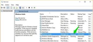 Windows-Audio-Service