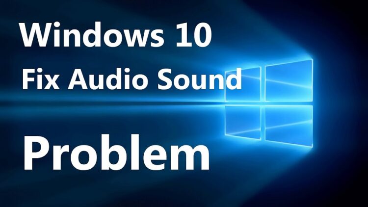 sound problem in windows 10