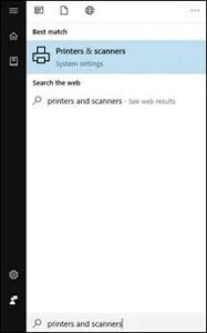 rinter Connections on Windows 10