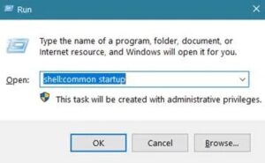 Access the Startup Folder