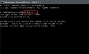 Check disk
