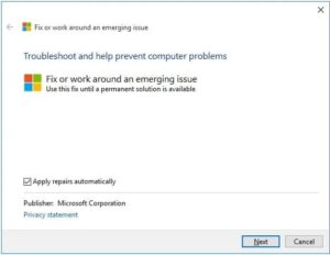 Troubleshooter
