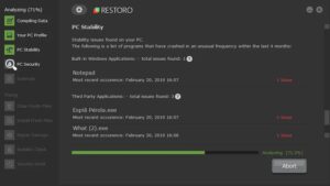restoro scan