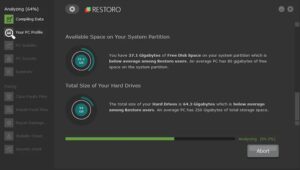 restoro scanning