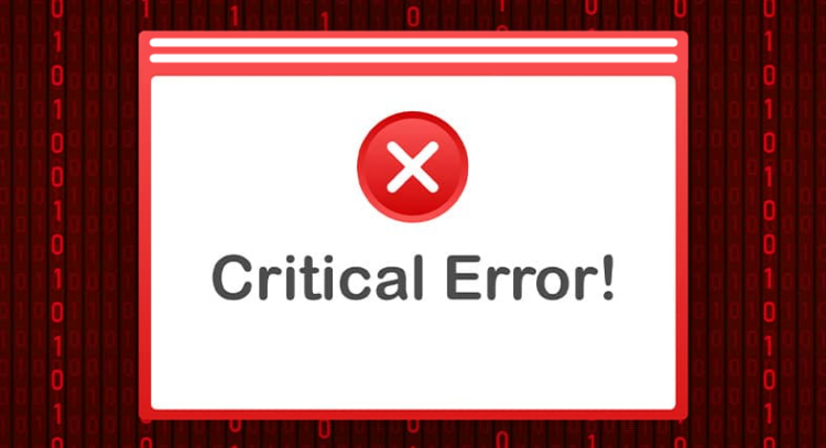 Google Chrome Critical Error