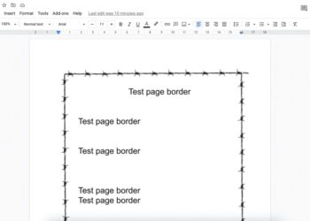 Add a Border in Google Docs