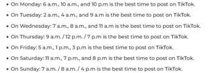 Best Time To Post On TikTok