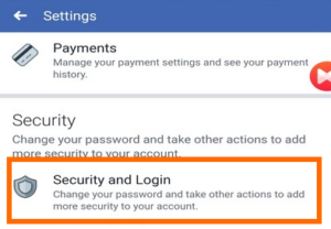 Facebook Login History